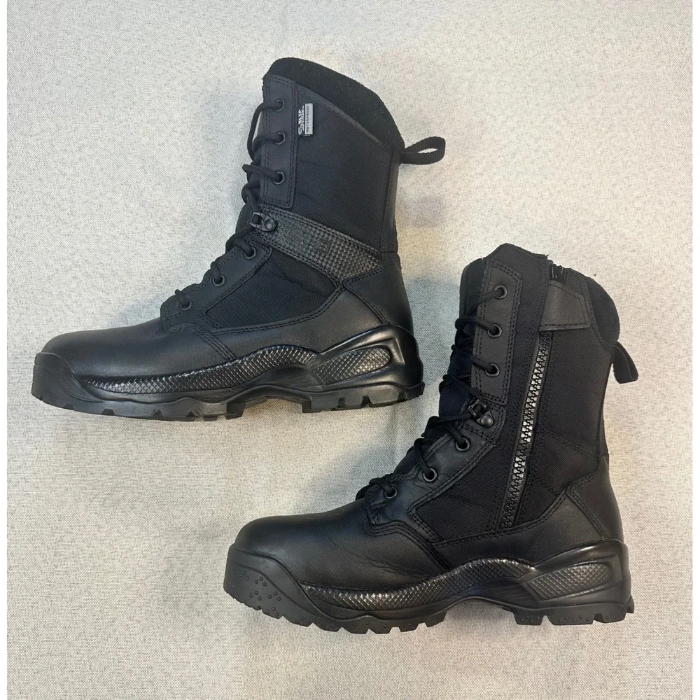 5.11 Tactical ATAC 2.0 8 Storm Waterproof Side Zip Boots Black 12392ABR Mens 9